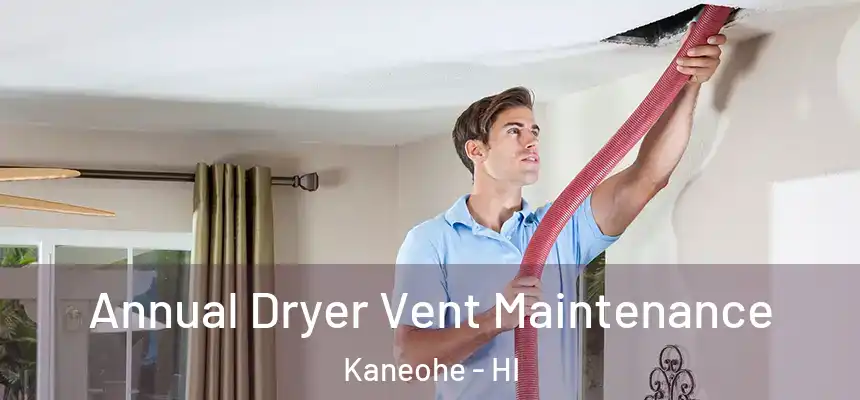  Annual Dryer Vent Maintenance Kaneohe - HI