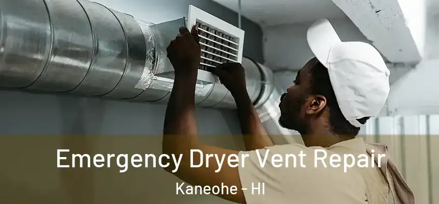 Emergency Dryer Vent Repair Kaneohe - HI