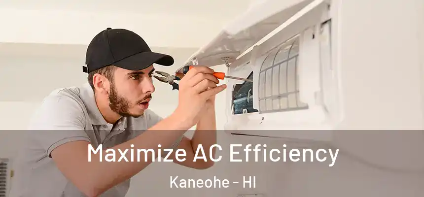 Maximize AC Efficiency Kaneohe - HI